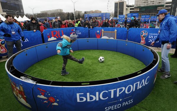 2018世界杯赛足球公园在顿河上拉斯托夫市开放 - 俄罗斯卫星通讯社