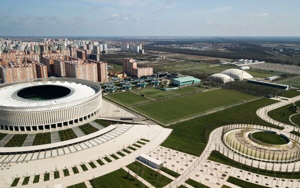 “克拉斯诺达尔”体育场和“克拉斯诺达尔”少年足球学院基地 - 俄罗斯卫星通讯社