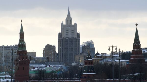 Здание министерства иностранных дел РФ в Москве - 俄羅斯衛星通訊社