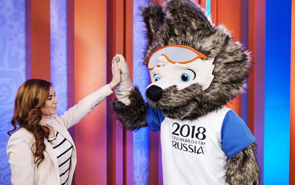 2018世界杯官方吉祥物作者叶卡捷琳娜·博恰罗娃 - 俄罗斯卫星通讯社