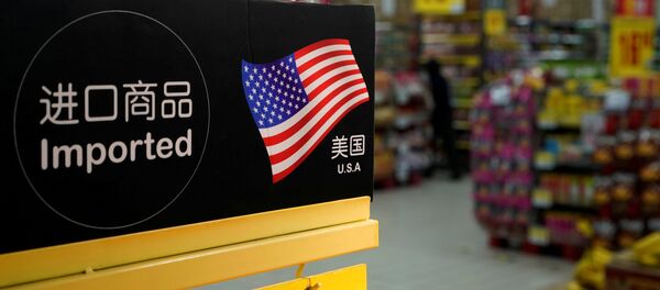 Imports from the U.S. are seen at a supermarket in Shanghai - 俄罗斯卫星通讯社