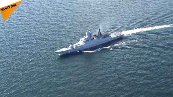 三艘小型護衛艦和一艘大型護衛艦駛入波羅的海 - 俄羅斯衛星通訊社