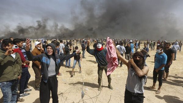 加沙地带边境冲突造成3名巴勒斯坦人死亡约190人受伤 - 俄罗斯卫星通讯社