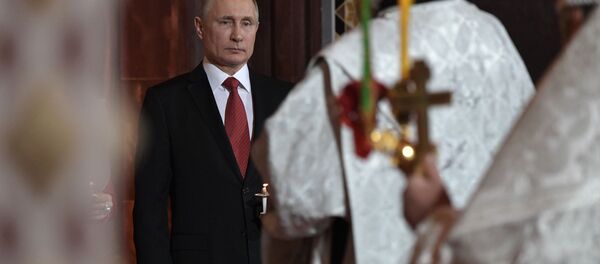 普京祝賀俄羅斯人復活節快樂 普京祝賀俄羅斯人復活節快樂 - 俄羅斯衛星通訊社