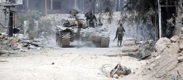 敘利亞軍隊在古塔鎮一年內清除超過100噸彈藥 - 俄羅斯衛星通訊社