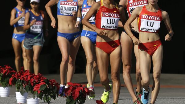 梁瑞女子50公里竞走夺冠 - 俄罗斯卫星通讯社