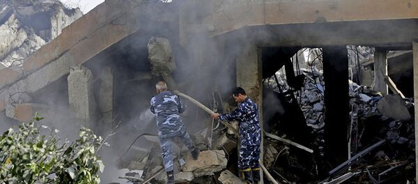 美國、英國和法國4月14日早上打擊了敘利亞政府設施 美國、英國和法國4月14日早上打擊了敘利亞政府設施 - 俄羅斯衛星通訊社