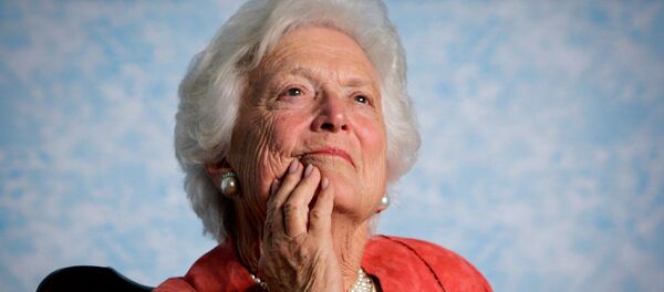Former first lady Barbara Bush - 俄罗斯卫星通讯社