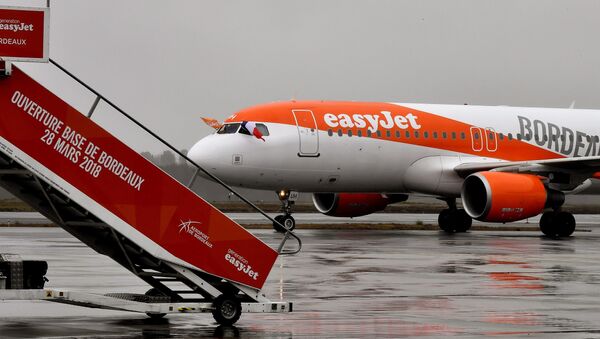 An airplane of low-cost airline EasyJet  - 俄罗斯卫星通讯社