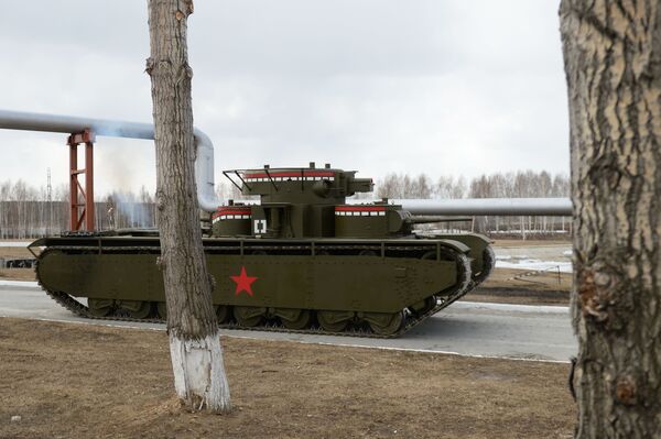  勇敢奖章上的图像正是这部坦克 - 俄罗斯卫星通讯社