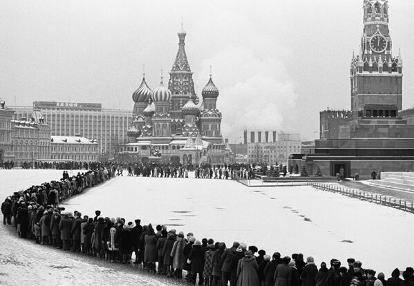 排隊參觀列寧墓的人 - 俄羅斯衛星通訊社