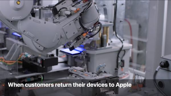 苹果发布回收机器人 用于拆解iPhone - 俄罗斯卫星通讯社