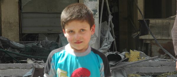 一个叫穆斯塔法的10岁男孩 - 俄罗斯卫星通讯社