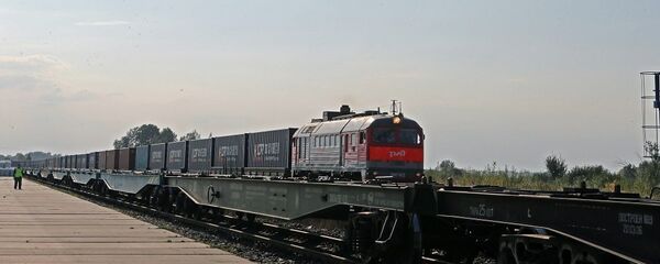 烟台至莫斯科州开通集装箱列车 烟台至莫斯科州开通集装箱列车 - 俄罗斯卫星通讯社