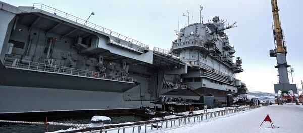 “库兹涅佐夫上将”号航空母舰 - 俄罗斯卫星通讯社