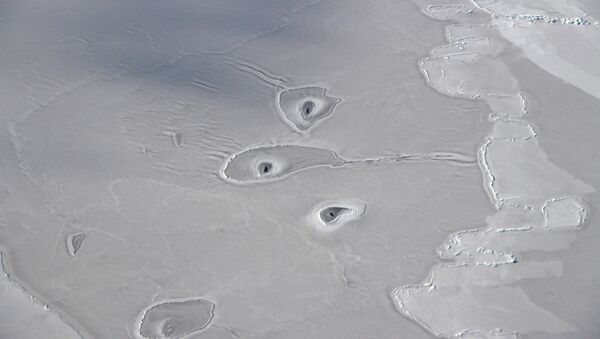 科學家無法解釋北極冰層中的奇怪洞穴 - 俄羅斯衛星通訊社