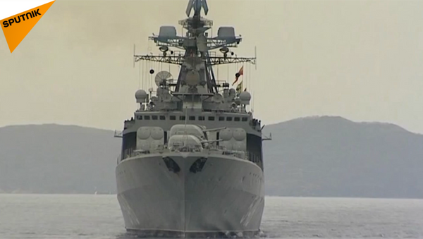 太平洋舰队在日本海进行联合炮击演习 - 俄罗斯卫星通讯社