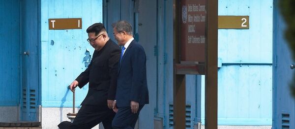 金正恩：我们到这里感觉翻开了通往和平和繁荣的历史新篇章 - 俄罗斯卫星通讯社