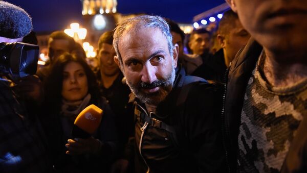 亚美尼亚反对派领袖尼科尔·帕希尼杨 - 俄罗斯卫星通讯社