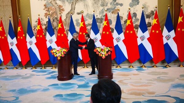 多米尼加共和國與中國建立外交關係 - 俄羅斯衛星通訊社