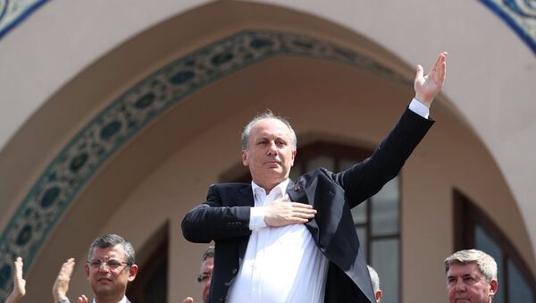 土耳其反对派人民共和党议员团提名该党议员殷斯（Muharrem Ince）为总统候选人 - 俄罗斯卫星通讯社