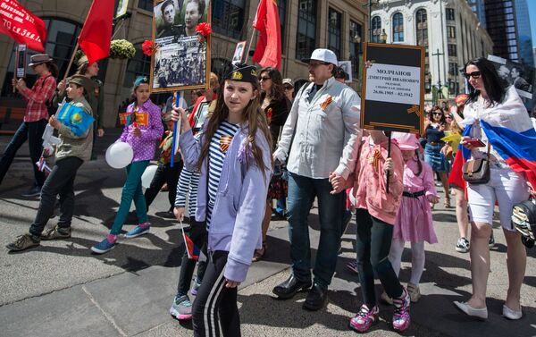 “不朽军团”游行活动在各国举行 - 俄罗斯卫星通讯社
