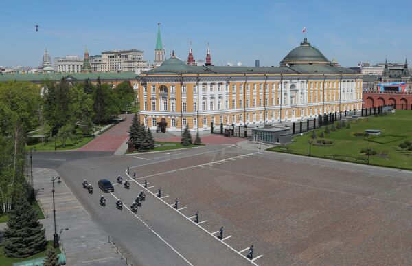 俄羅斯總統弗拉基米爾·普京的Aurus 座駕 - 俄羅斯衛星通訊社