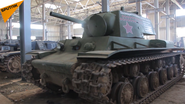 白俄罗斯修复伟大卫国战争时期坦克 - 俄罗斯卫星通讯社