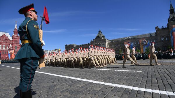 Военный парад, посвящунный 73-й годовщине Победы в ВОВ - 俄罗斯卫星通讯社