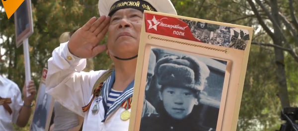 北京舉行“不朽軍團”活動 - 俄羅斯衛星通訊社