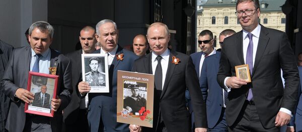 “不朽军团”游行 - 俄罗斯卫星通讯社