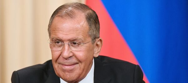 Исполняющий обязанности министра иностранных дел РФ Сергей Лавров на совместной пресс-конференции по итогам встречи с главой МИД Германии Хайко Маасом в Доме приемов МИД России - 俄罗斯卫星通讯社