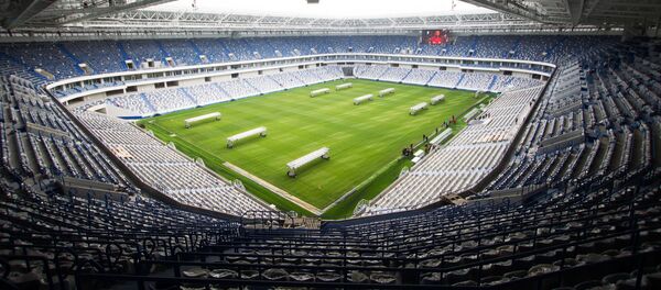 Стадион Калининград на острове Октябрьский в Калининграде - 俄羅斯衛星通訊社