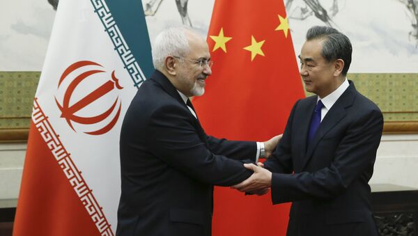 中國外長王毅與伊朗外長扎里夫5月13日在北京舉行會談 - 俄羅斯衛星通訊社