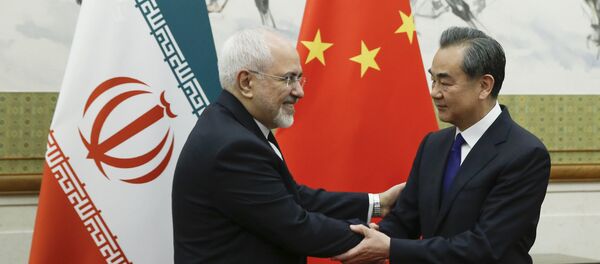 中国外长王毅与伊朗外长扎里夫5月13日在北京举行会谈 - 俄罗斯卫星通讯社