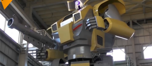 日本工程师建了一个8.5米高的机器人 - 俄罗斯卫星通讯社