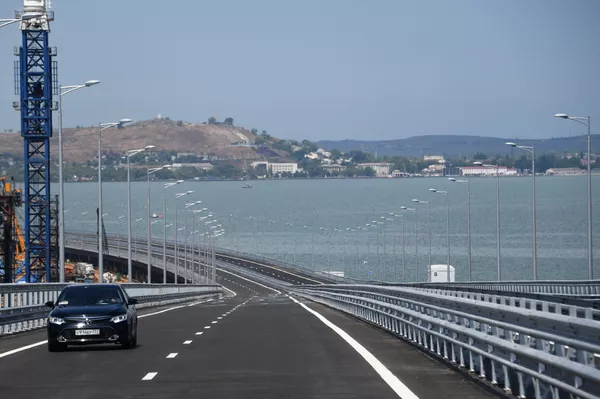 跨刻赤海峽大橋公路部分通車儀式 跨刻赤海峽大橋公路部分通車儀式 - 俄羅斯衛星通訊社
