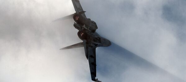 Самолет Су-35 во время выступления на Международном авиационно-космическом салоне МАКС 2015 в подмосковном Жуковском - 俄羅斯衛星通訊社