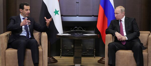 普京在索契会见阿萨德 - 俄罗斯卫星通讯社