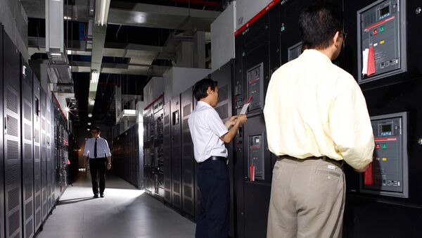 Сотрудники в Национальном центре суперкомпьютеров в Шэньчжэне - 俄羅斯衛星通訊社