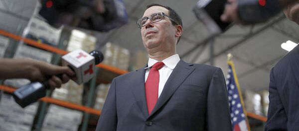 美国财政部长姆努钦 - 俄罗斯卫星通讯社