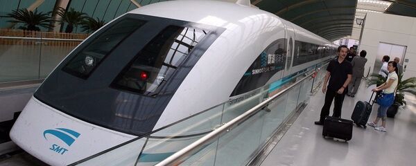 中国新型磁浮列车试验成功 时速可达160公里以上 - 俄罗斯卫星通讯社