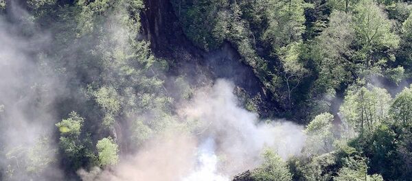 Разрушение ядерного полигона в Пхунгери - 俄罗斯卫星通讯社