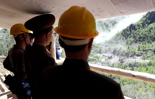 朝鲜称丰溪里核试验场彻底被毁 朝鲜称丰溪里核试验场彻底被毁 - 俄罗斯卫星通讯社