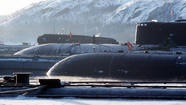 База атомных подводных лодок Северного флота - 俄罗斯卫星通讯社