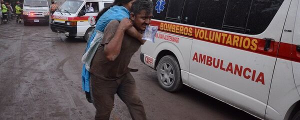 危地馬拉政府火山爆發火山爆發 - 俄羅斯衛星通訊社