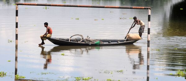 印度东北部近600万人遭受洪灾 印度东北部近600万人遭受洪灾 - 俄罗斯卫星通讯社