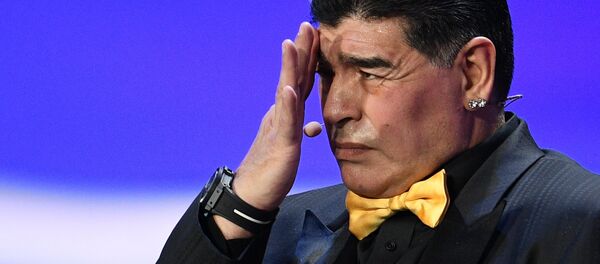 аргентинский футболист Диего Марадона - 俄罗斯卫星通讯社