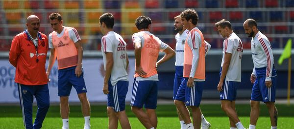 俄羅斯隊晨練 - 俄羅斯衛星通訊社