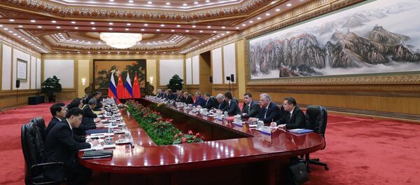 普京與習近平簽署俄中聯合聲明 普京與習近平簽署俄中聯合聲明 - 俄羅斯衛星通訊社